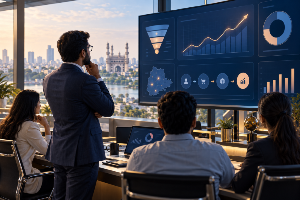 Performance marketing strategy and analytics for Hyderabad businesses